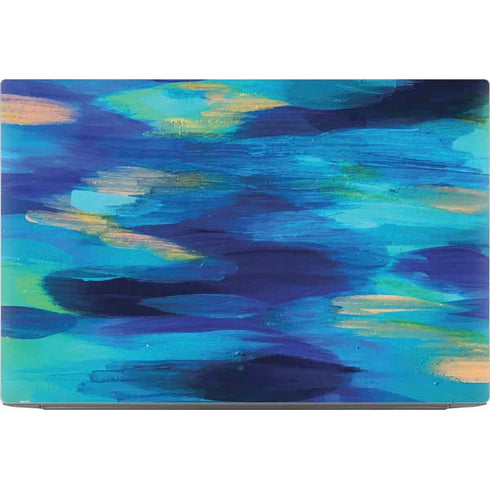 Ocean Blue Brush Stroke by Etta Vee Dell XPS Skin